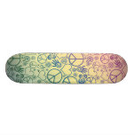 Friedenssymbol-Entwurf Skate Board