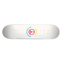 Friedenszeichen Skateboard Bretter