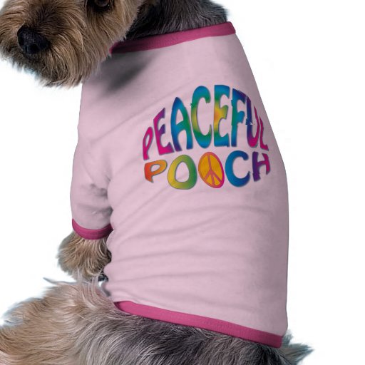 Friedliche Hündchen-Haustier-Kleidung Haustiershirt