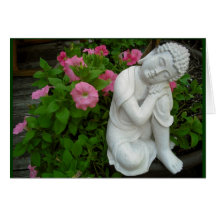 Friedliche leere Karte Buddhas
