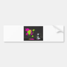 Frisch, Funky, modern, Retro, cool Autosticker