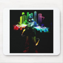 Frisch, Funky, modern, Retro, cool Mousepad