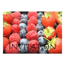 Frische Frucht EINLADUNG