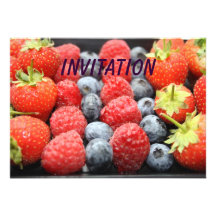 Frische Frucht EINLADUNG