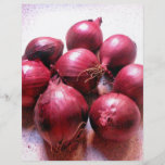 Frische Zwiebeln Flyer Druck