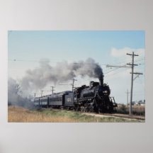 Frisco 2-10-0, Nr. 1630, Illinois-Eisenbahn-Museum Posterdruck