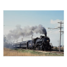 Frisco 2-10-0, Nr. 1630, Illinois-Eisenbahn-Museum Postkarte
