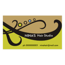 Friseur-/Hairstylist-Visitenkarten