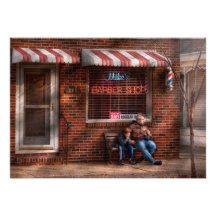 Friseur - Metuchen, NJ - wartete Mike Individuelle Ankündigskarten