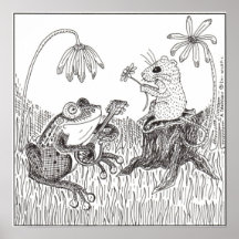 Froggy ging A-Courtin Plakat