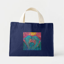 Frohe Delphin-Taschen-Taschen