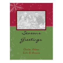 Frohe Festtage Postkarte