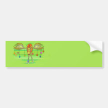 Frohe Ostern Auto Sticker