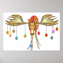Frohe Ostern Plakatdruck