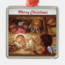 Frohe Weihnacht-Geburt Christi Weihnachtsbaum Ornament