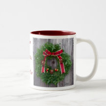 Frohe Weihnacht-Großmutter Kaffee Haferl