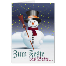 Frohe Weihnacht Grußkarte