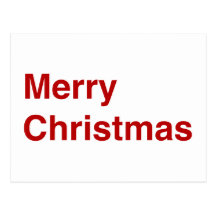 Frohe Weihnachten Helvetica Postkarten