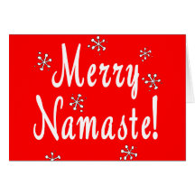 Frohe Weihnachten Namaste Karten