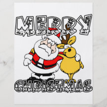 Frohe Weihnachten Vollfarbige Flyer