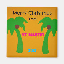 Frohe Weihnachten von St Martin 2012 Magnets