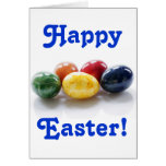 Fröhliche verzierte Ostern Eggs Entwürfe Karte