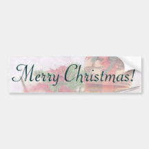 Fröhliche Weihnachtsgeschenke Auto Sticker