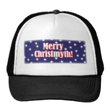 Fröhlicher Christmyth Hut Retrokappen