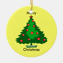 Fröhlicher Weihnachtsbaum Weihnachtsbaum Ornament