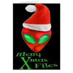 Fröhliches alien-Weihnachten archiviert Karte