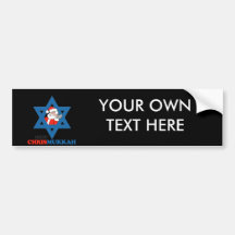 Fröhliches Chrismukkah - Auto Sticker