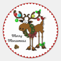 Fröhliches Moosemass Aufkleber