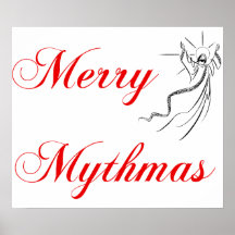Fröhliches Mythmas Posterdruck