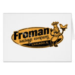 Froman Wurst Co Chicago Illinois Karte