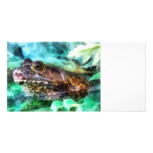 Frosch bereit geküsst zu werden foto karten