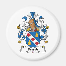 Frosch Familienwappen Kühlschrankmagnete
