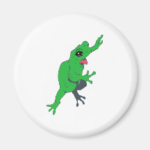 Frosch frog kühlschrankmagnet