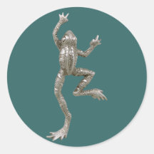 Frosch frog runde sticker