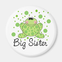 Frosch-große Schwester Kühlschrankmagnete