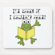 Frosch-Krächzen, wenn ich T-Shirts und Geschenke n Mousepads