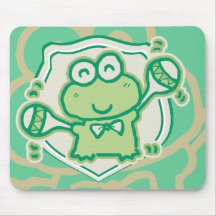 Frosch mit Maracas T-Shirts und Geschenken Mauspad
