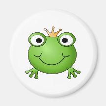 Frosch-Prinz. Glücklicher Frosch Magnete