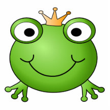 Frosch-Prinz. Glücklicher Frosch Photo Figuren