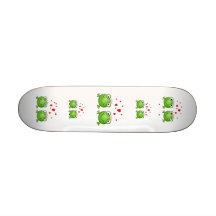 Frosch-Prinz und Frosch-Prinzessin, mit Herzen Individuelles Deck
