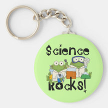 Frosch-Wissenschafts-Felsen Schlüsselanhänger