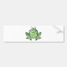 Froschmuster Autosticker