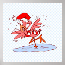 Frostie Flamingo Plakatdrucke