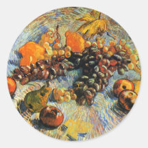 Frucht-Stillleben, Vincent van Gogh Sticker