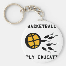 frühe Bildung des Basketballs Schlüsselanhänger
