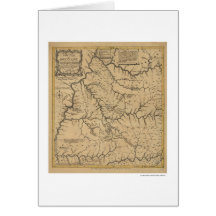 Frühe Kentucky-Karte - 1784